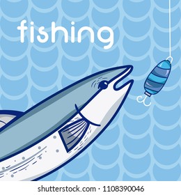 Fish and hook