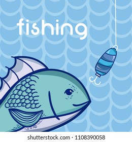 Fish and hook