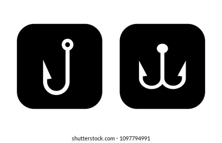 Fish hook icon