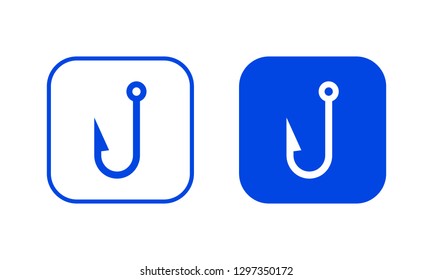 Fish hook icon