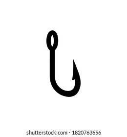 fish hook icon. vector illustration