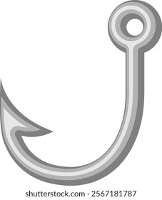 Fish Hook Letter Alphabet J