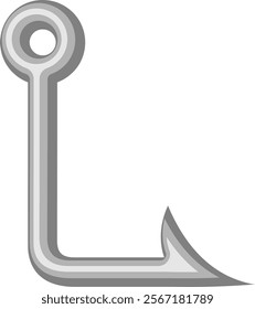 Fish Hook Letter Alphabet L