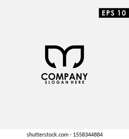 Fish Hook Logo Design Modern Vector Template. Fish Logo. Vector Illustration