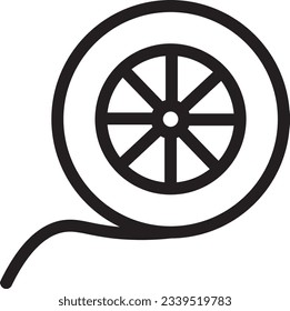 Fish Hook Sea Outline Icon