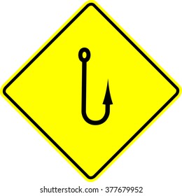 fish hook sign