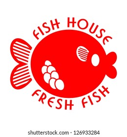 Fish house emblem