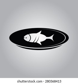 Fish Icon. 