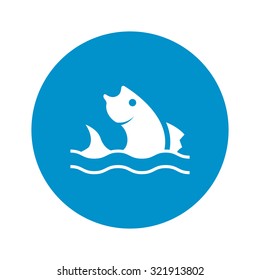 Fish icon. 