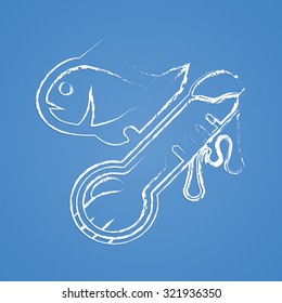 Fish icon. 