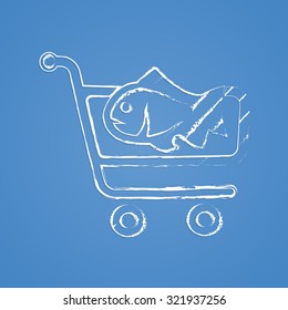 Fish icon. 