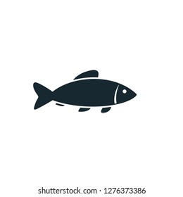 Fish Icon Aquatic Symbol Logo Template