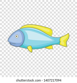 Fish icon. Cartoon illustration of fish vector icon for web