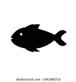 Fish icon design black icon