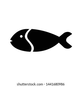 Fish icon design black icon