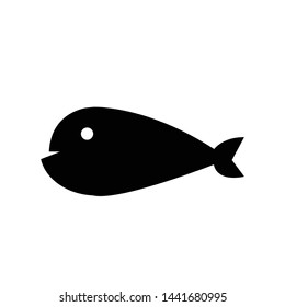 Fish icon design black icon
