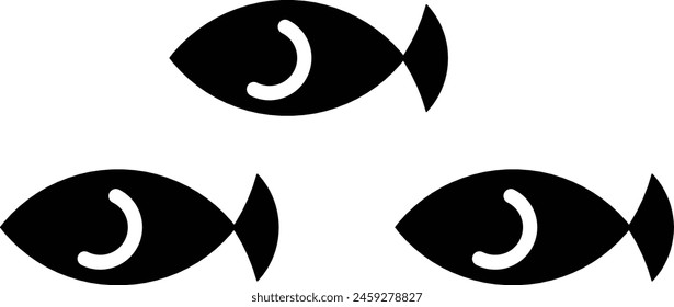 Fisch-Icon-Design, Fisch-Zeichen