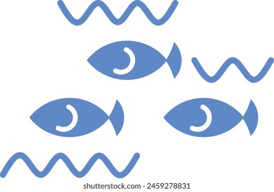fish icon design, fish sign