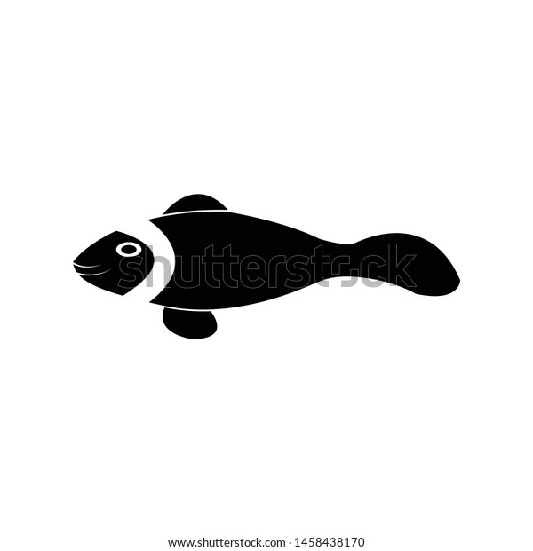 Fish Icon Design Template Vector Stock Vector Royalty Free 1458438170