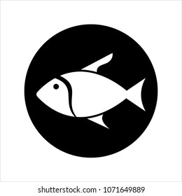 Fish Icon Design Vector Art Illustration