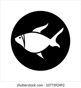Fish Icon Design Vector Art Illustration