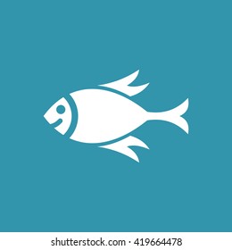 Fish Icon. Eps-10.