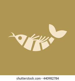Fish Icon. Eps-10.