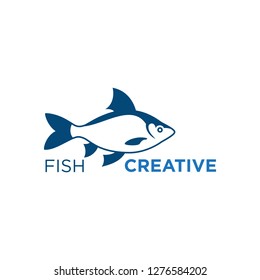 Fish Icon Fishing Symbol Logo Template