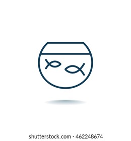 Fish icon Flat.