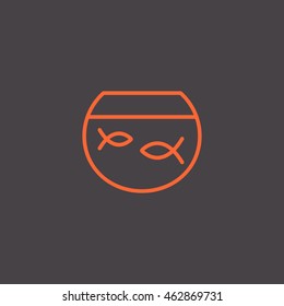 Fish icon Flat.