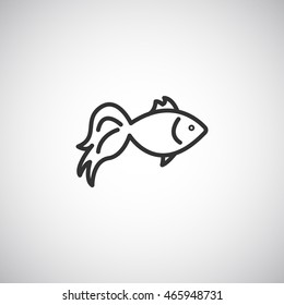 Fish icon Flat.