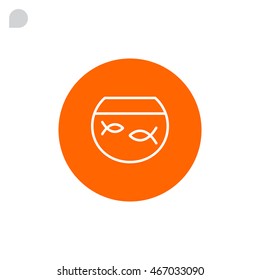 Fish icon Flat.