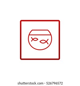 Fish icon Flat.