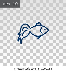 Fish icon Flat.
