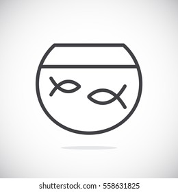 Fish icon Flat.