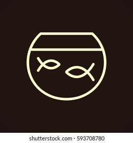 Fish icon Flat.