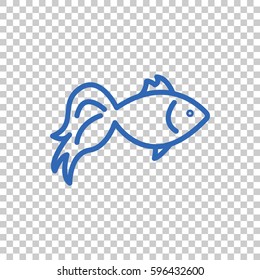 Fish icon Flat.
