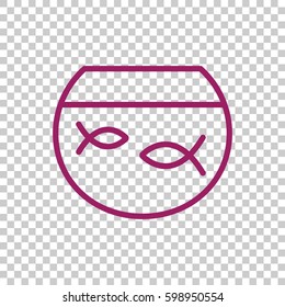 Fish icon Flat.