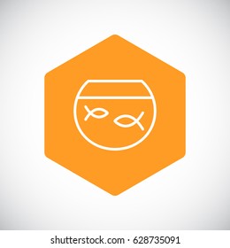 Fish icon Flat.