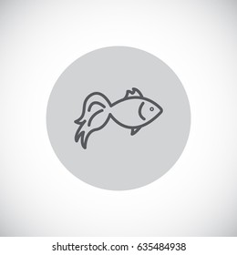 Fish icon Flat.