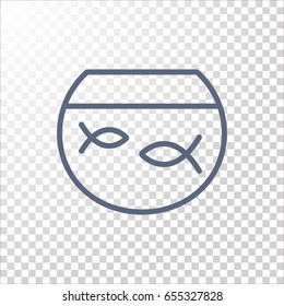 Fish icon Flat.