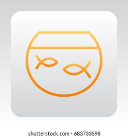Fish icon Flat.
