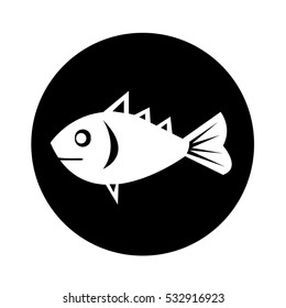 Fish Icon illustration design