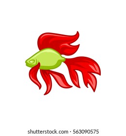 fish icon illustration isolated vector sign symbol