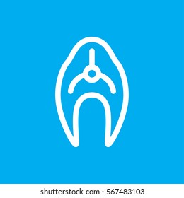 fish icon illustration isolated vector sign symbol