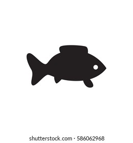 fish icon illustration isolated vector sign symbol
