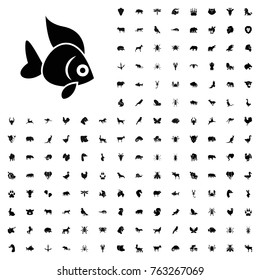 Fish icon illustration isolated vector sign symbol. animals icon set for web and mobile.