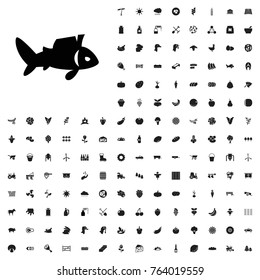 Fish icon illustration isolated vector sign symbol. agriculture icons set for web and mobile.