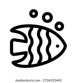 Icono de pescado ilustración Vector Plantilla de diseño