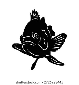 Fisch-Symbol-Illustration, Vektordesign-Vorlage